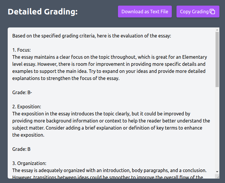 Illustration - essay grading